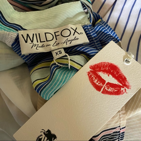 Wildfox Little Black Boots Striped Top - XS - NWT - Picture 6 of 6